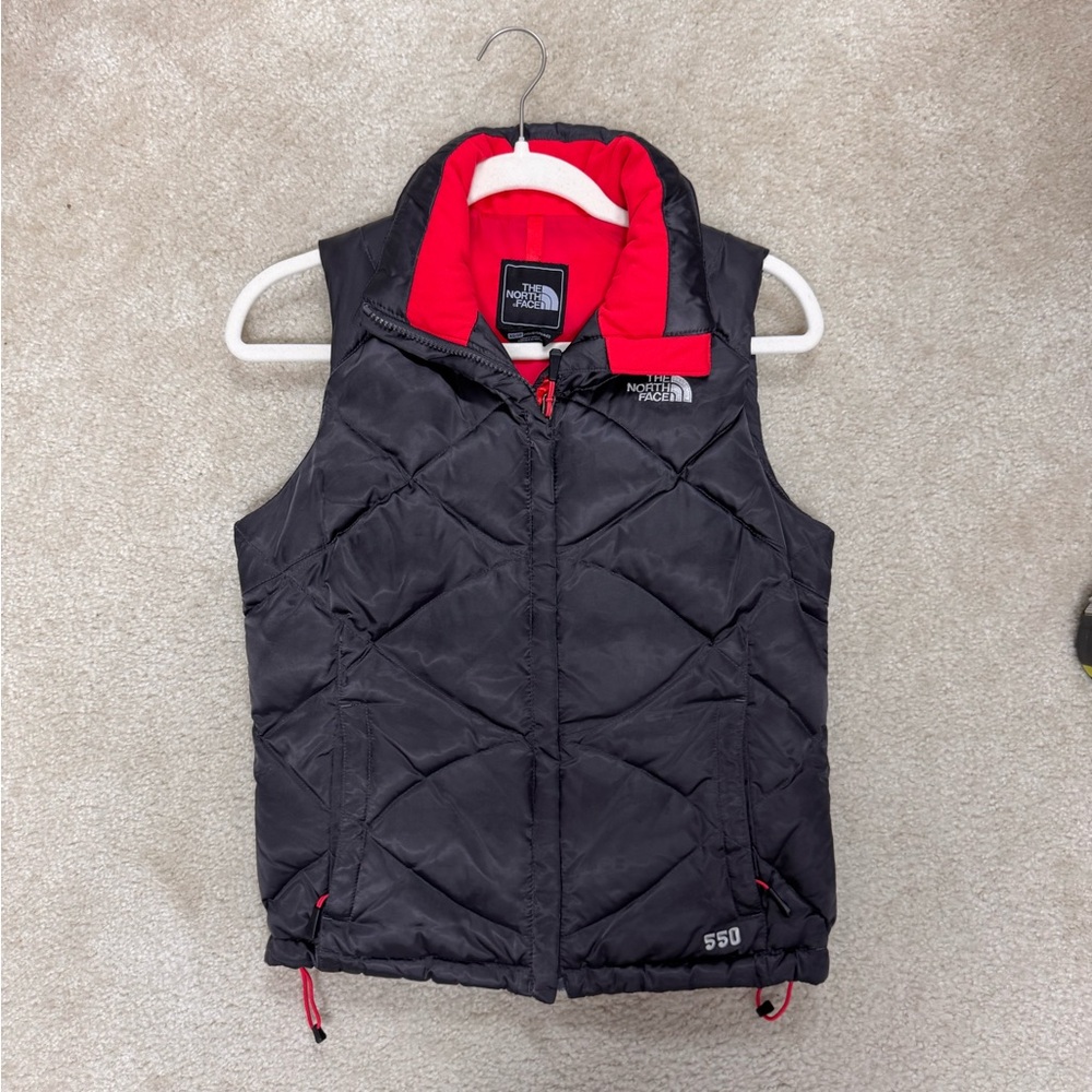 The North Face Vest -  Black and Red